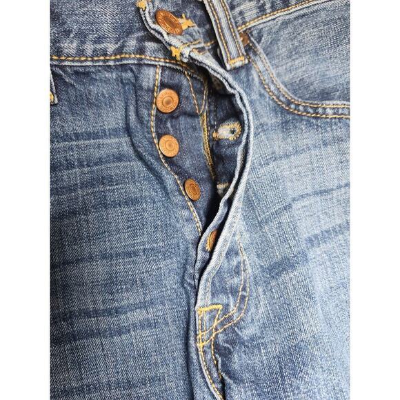 Levi's 501 Denim Jeans Size W31 X L30 - Picture 4 of 9